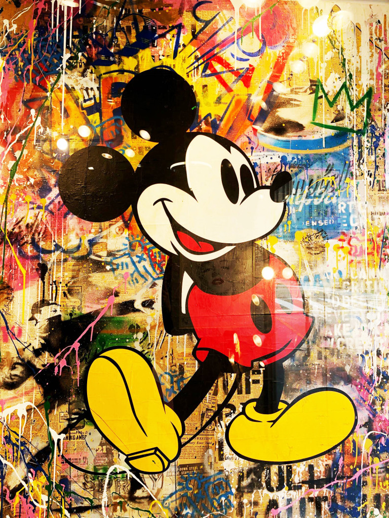 Mr. Brainwash Mickey Original Painting From RRFA