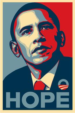 Barack Obama Hope poster Shepard Fairey