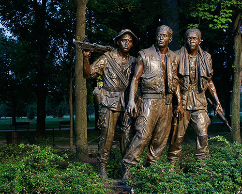 Frederick Hart's "Three Servicemen" from the Vietnam Veterans Memorial, Washington DC