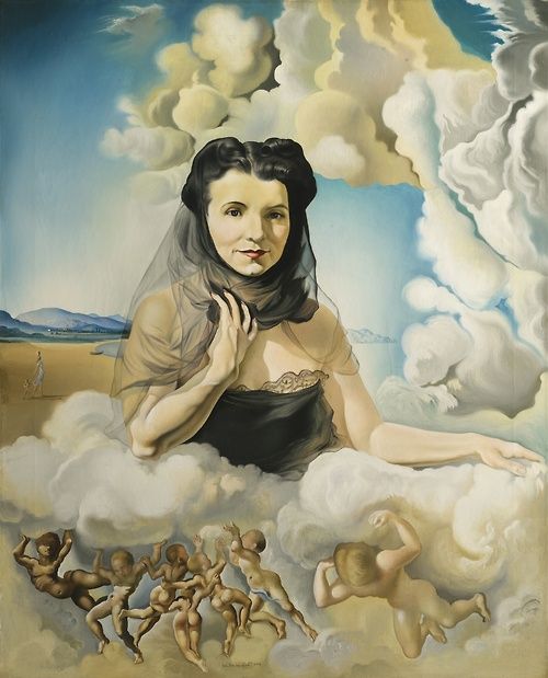Portrait Of Mrs. Ortiz-Linares by Salvador Dali