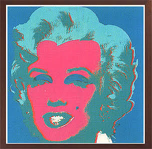 Marilyn Monroe Andy Warhol Screenprint