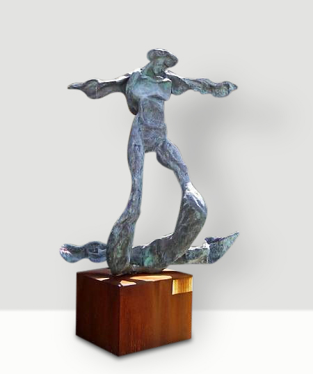 Salvador DALI- Winged Triton monumental bronze sculpture