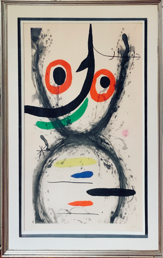 Joan Miro Etching Prise a L’Hamecon (s.9000) (Caught with the hook)