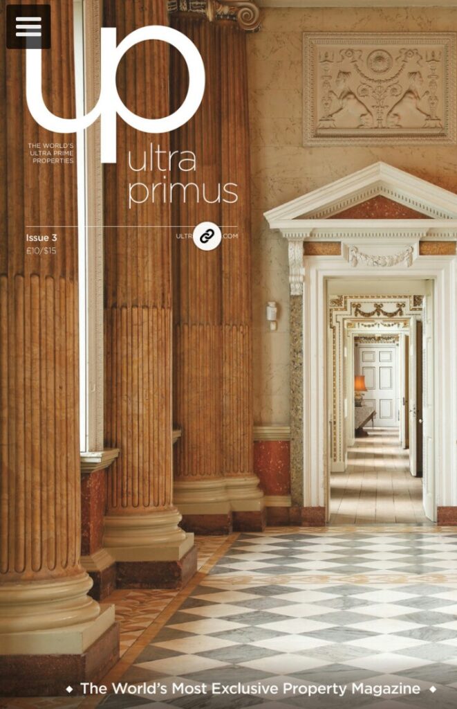 Ultra Primus magazine- CONTAINING over $1.5bn of the very best residential properties to be found anywhere around the world, the brand new and unique Ultra Primus magazine has announced the launch of the first issue