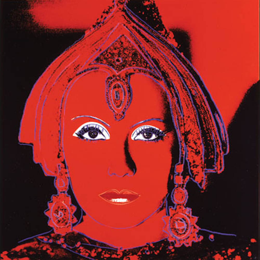 The Star Greta Garbo by Andy Warhol