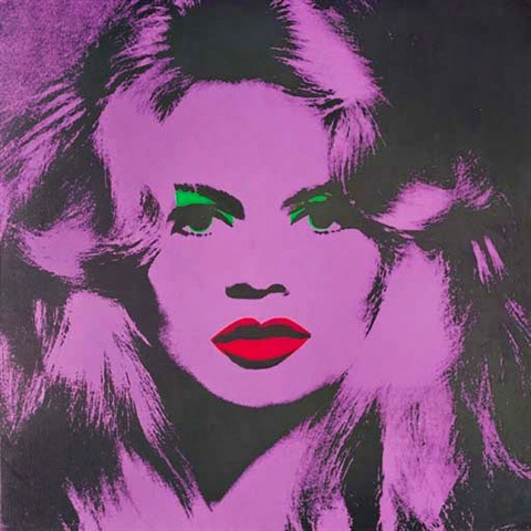 Andy Warhol Brigitte Bardot