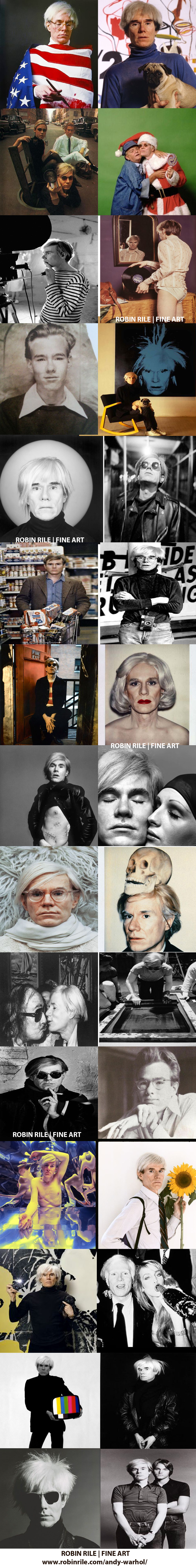 Photographs of Andy Warhol