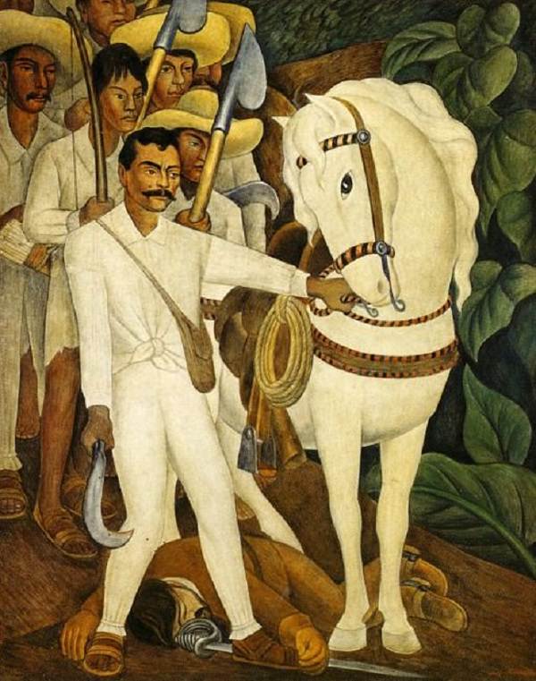 Diego Rivera Zapata painting
