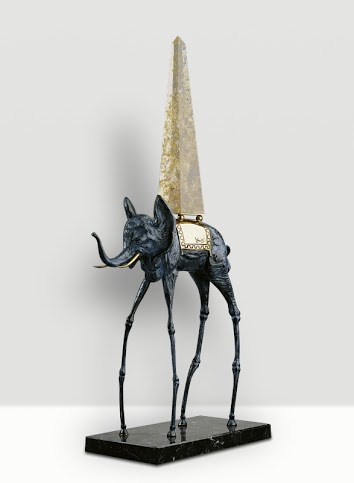 Space Elephant Sculpture by Salvador Dali 