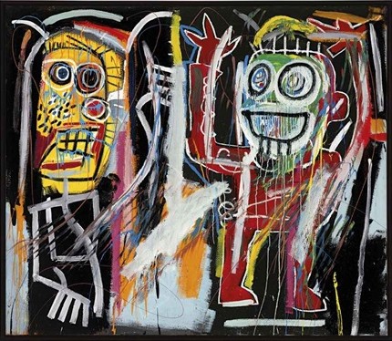 Jean-Michel Basquiat painting Dustheads 