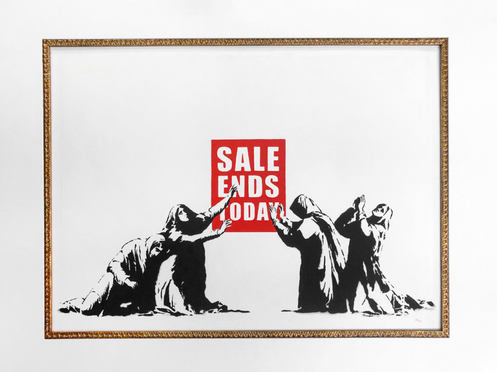 BANKSY- Sale Ends Today print