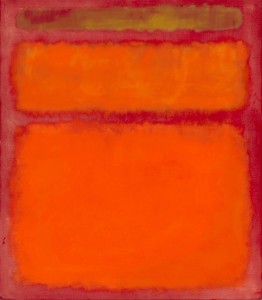 Orange, Red, Yellow by Mark Rothko