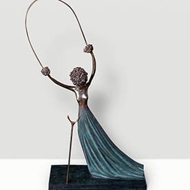 Salvador DALI- Alice in Wonderland Bronze Sculpture