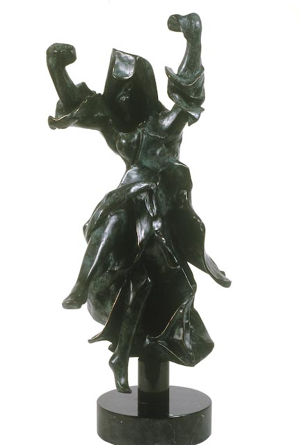 Salvador DALI- Carmen Castanets- prestige-scale bronze sculpture