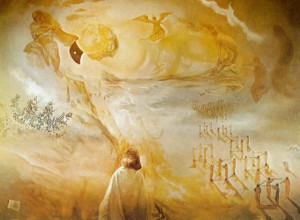 Homage to Crick and Watson Salvador Dali