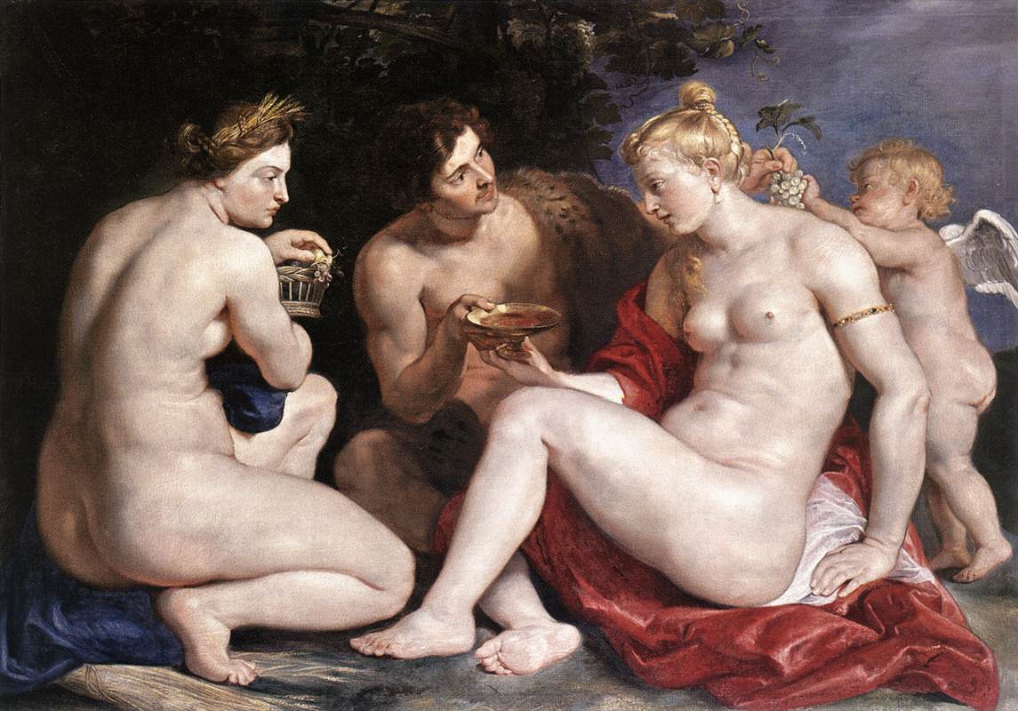 Venus, Cupid, Baccchus and Ceres Rubens