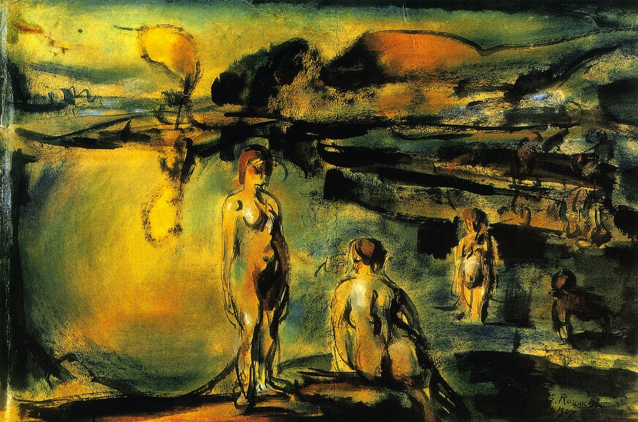 Bathing in a Lake Georges Rouault 
