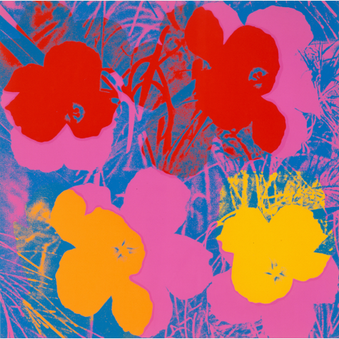 Andy Warhol Flowers Pop Art 