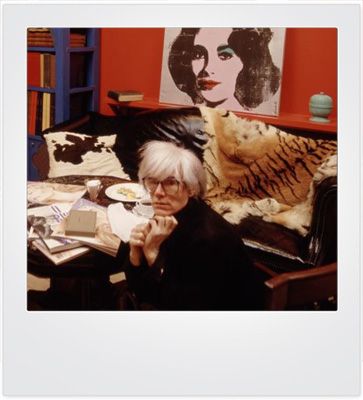 Andy Warhol and Elizabeth Taylor
