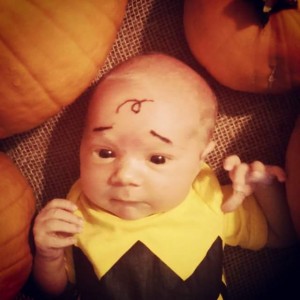 halloween costume baby charlie brown