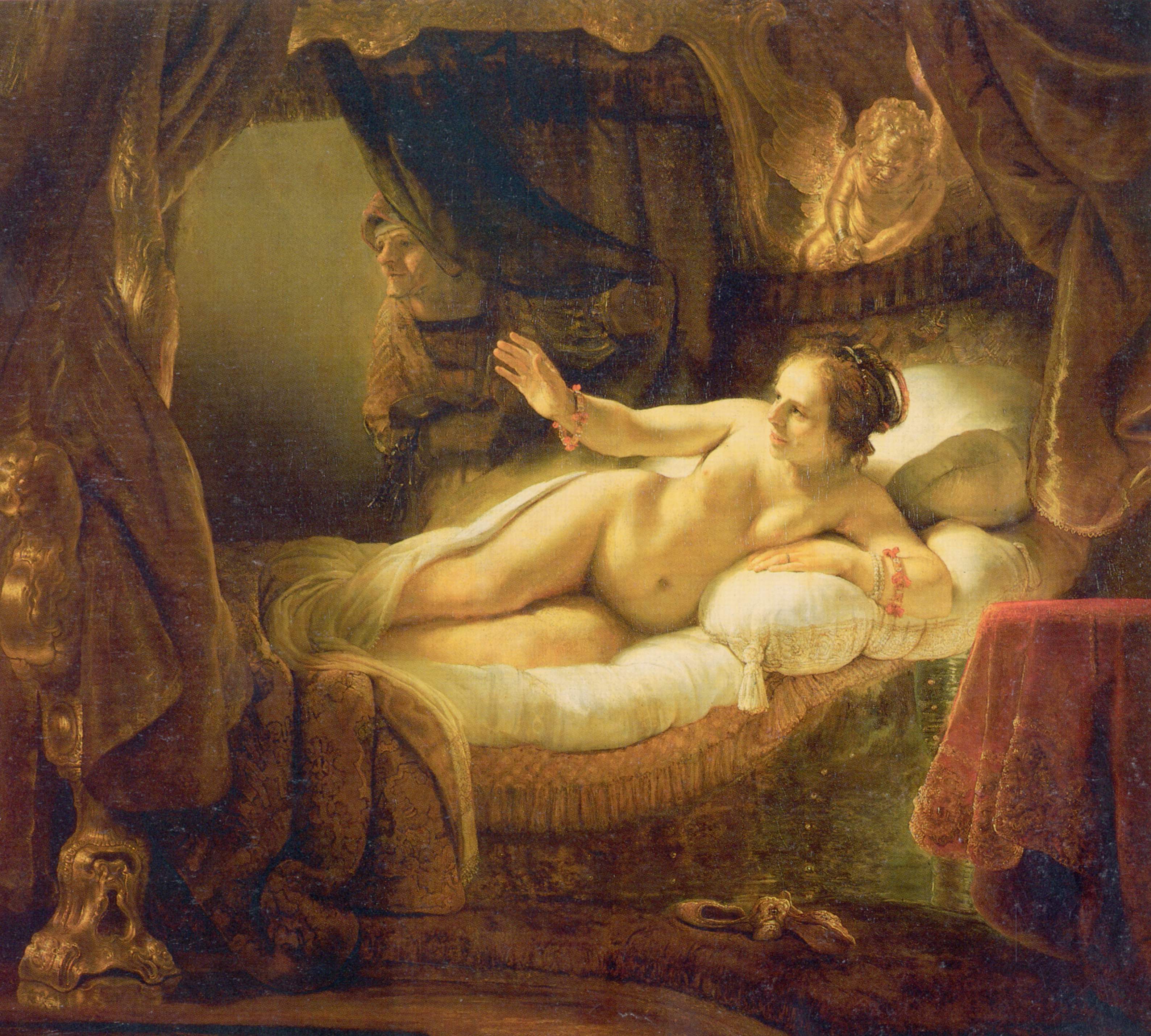 Danaë Rembrandt Painting 