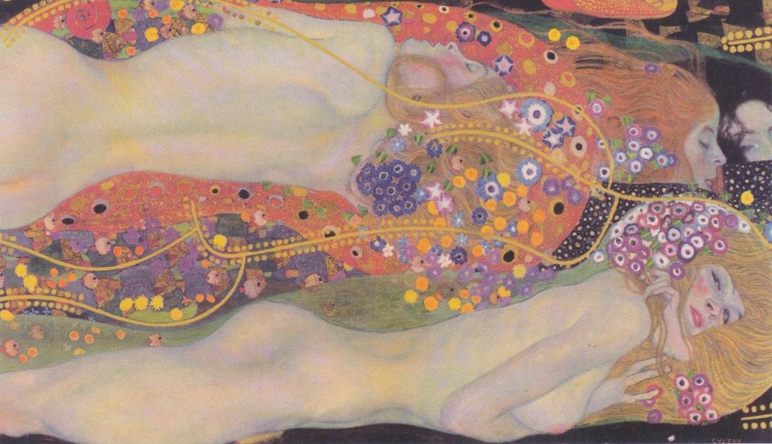 Water Serpents Gustav Klimt