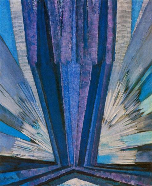 Blue Frank Kupka Painting 
