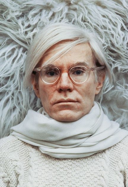 Photograph of Andy Warhol