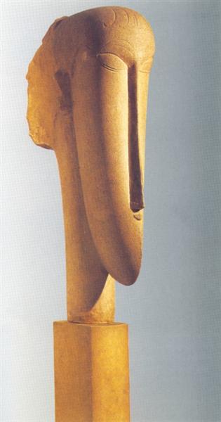 Head Sculpture Modigliani 