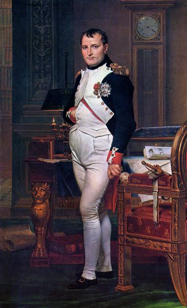 Napoleon David Neoclassical Painting 