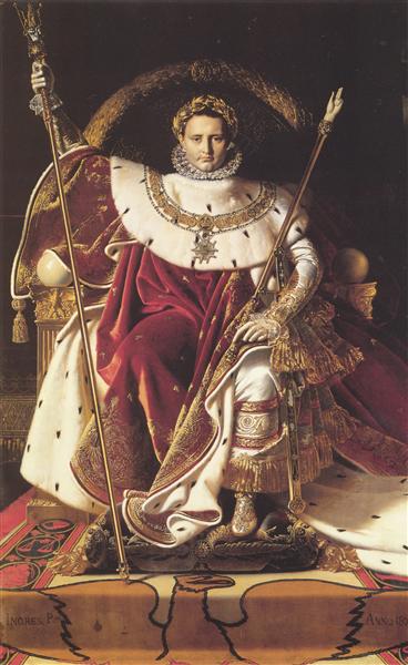 Portrait Of Napoléon Ingres Painting 