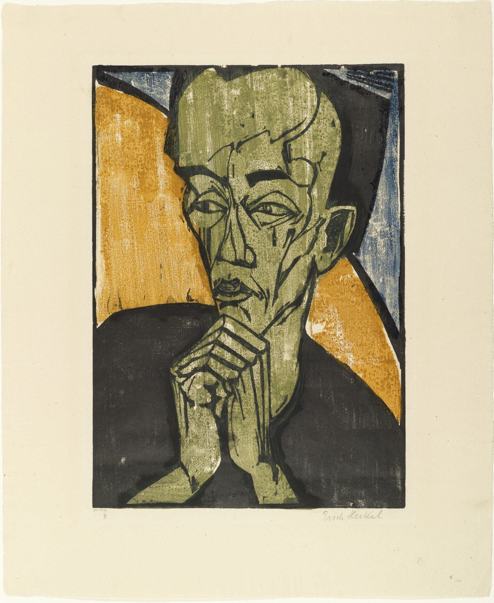 Portrait Heckel German Expressionism 