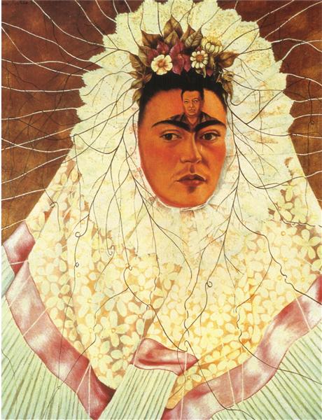 Self Portrait Frida Kahlo Painting 