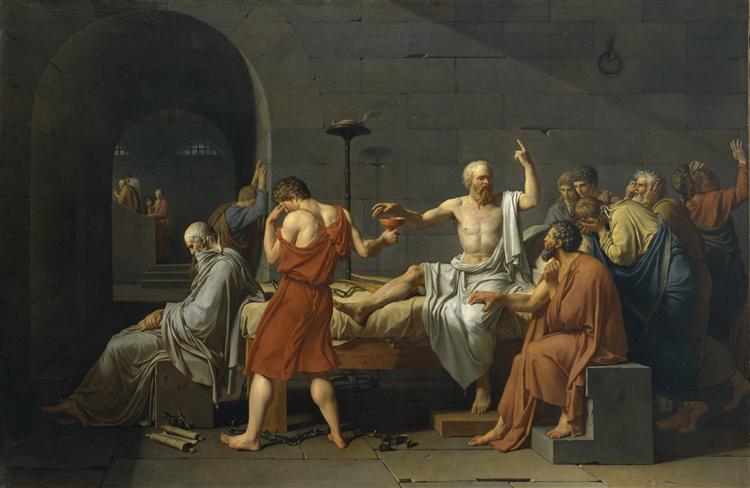 The Death Of Socrates Jacques-Louis David