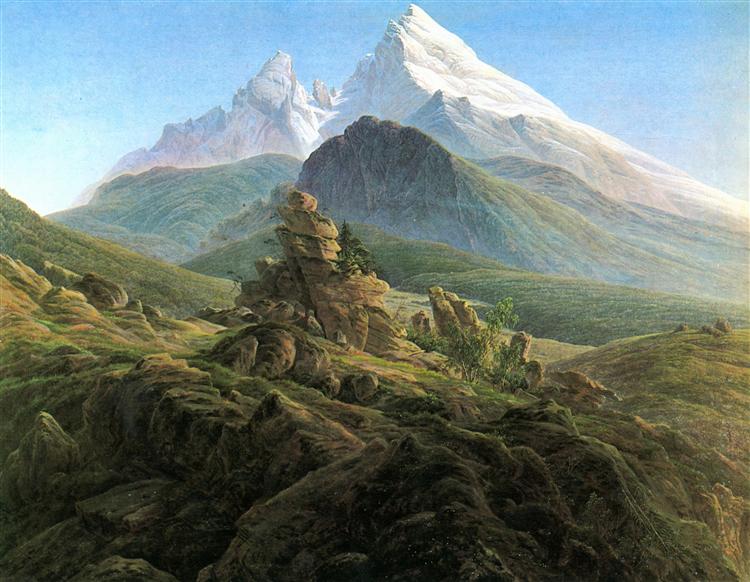 Friedrich Paintings Romanticism 