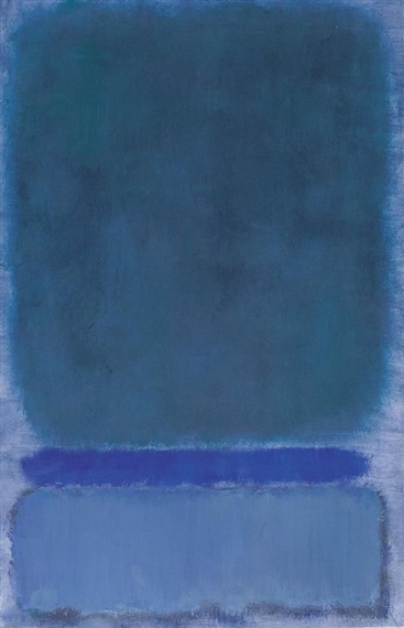 Untitled (Green On Blue) 1968 