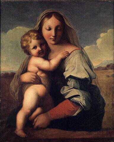 Virgin And Child Ingres Painting 