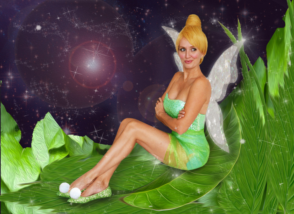 Peter Pan Costume Ideas- Tinkerbell and fairy dust magic