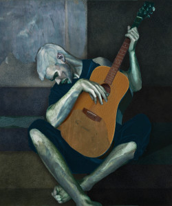 The Old Guitarist by Pablo Picasso