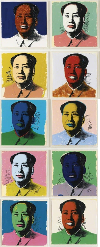 Mao portfolio by andy warhol 