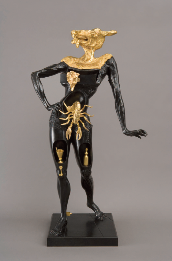 Salvador DALI- Minotaur bronze sculpture