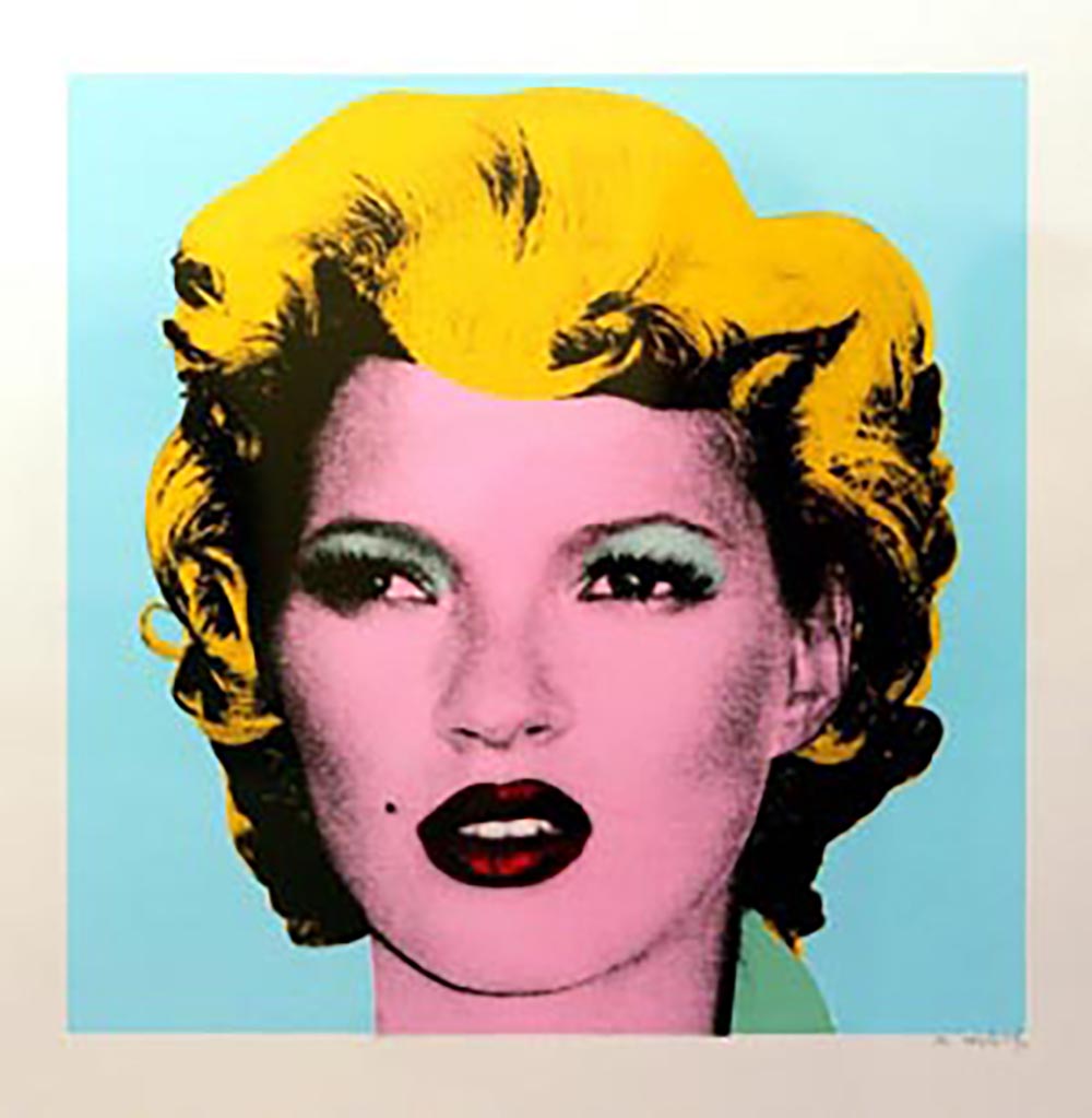 Banksy's Kate Moss printwork original colorway