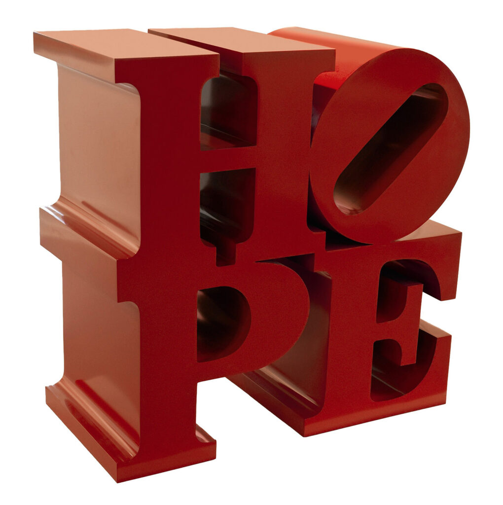Indiana- HOPE- RED- 18x18x9