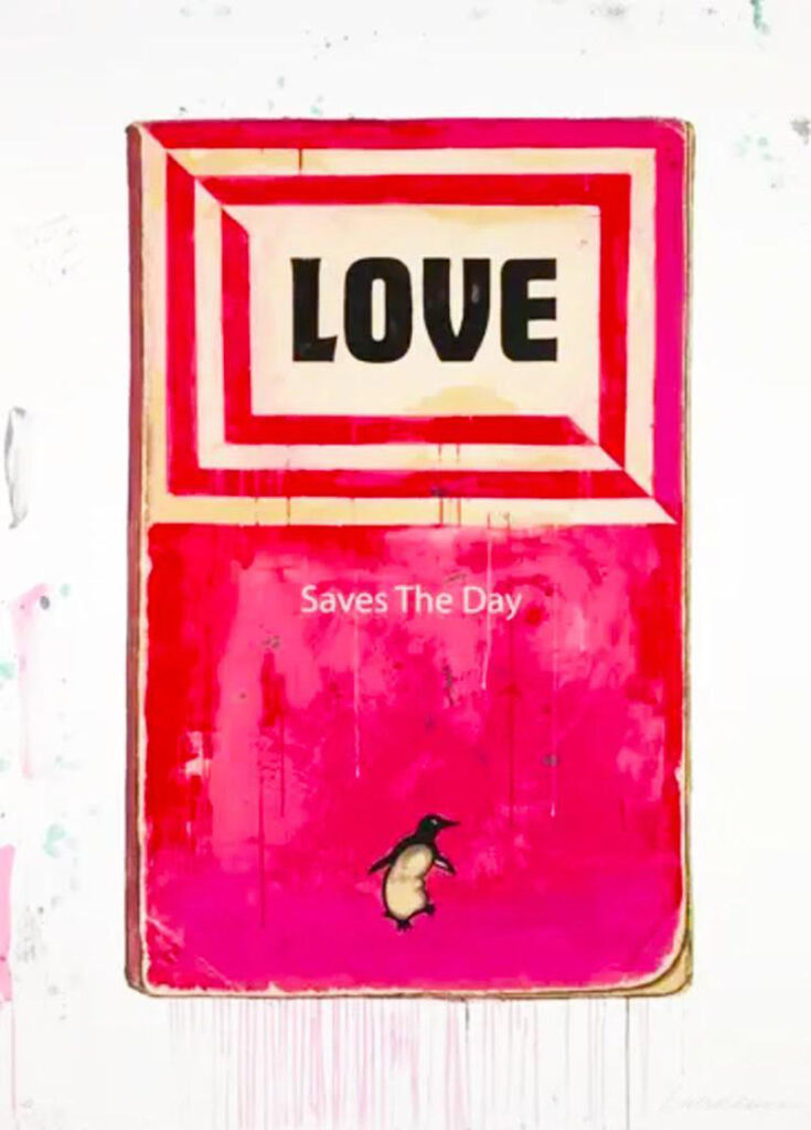 HARLAND MILLER LOVE SAVES THE DAY 57 X 41