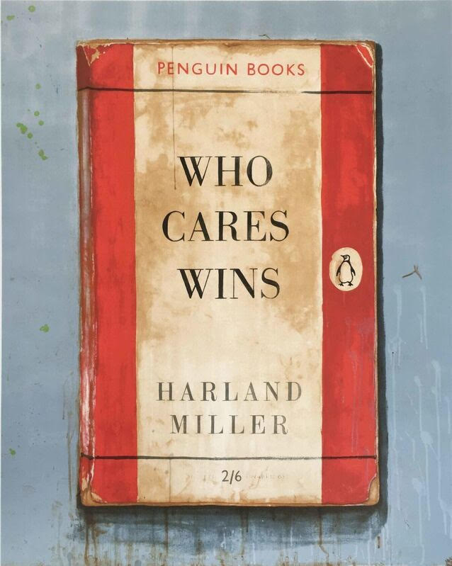 HARLAND MILLER WHO CARES WINS 25 X 19 IN