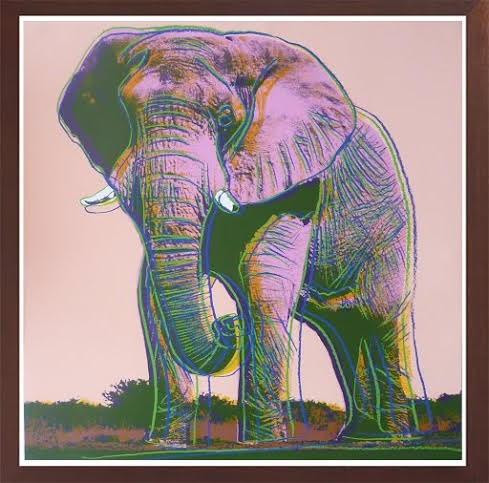 WARHOL ENDANGERED SPECIES AFRICAN ELEPHANT