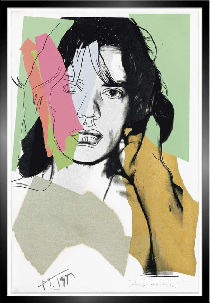 Andy WARHOL- Mick Jagger 140 screenprint
