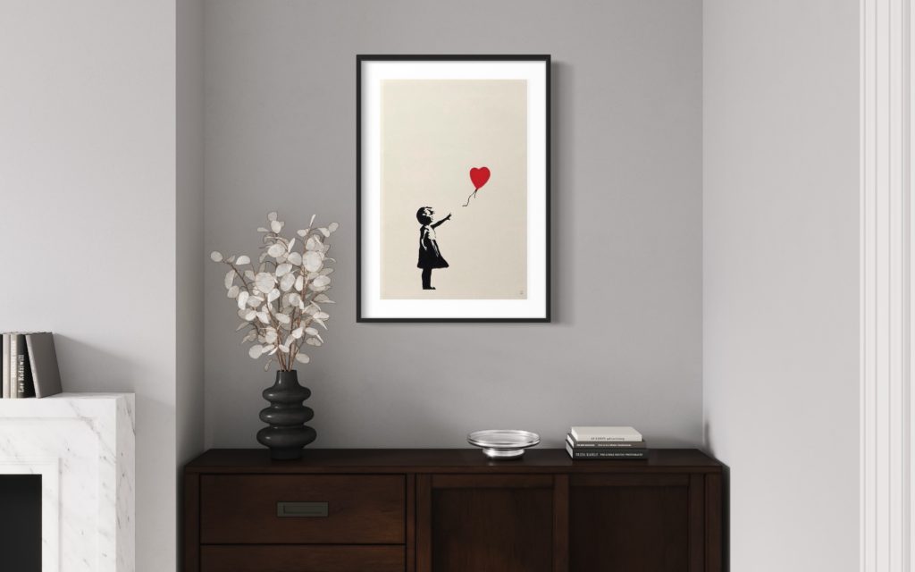 Girl with Balloon by Banksy available