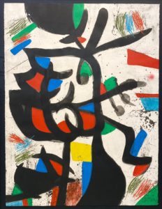 Joan Miro's "La Marchande de Couleurs" Etching, aquatint and carborundum now available from RRFA