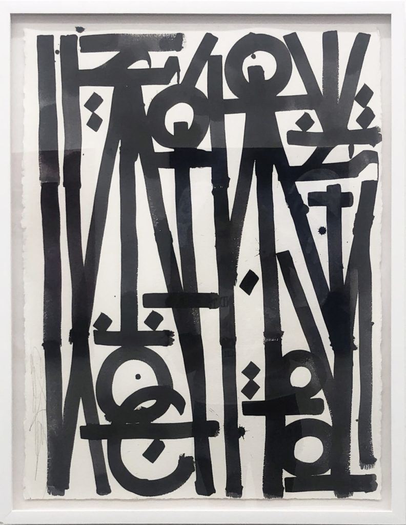 RETNA 2019 Untitled original painting on paper now available from RRFA